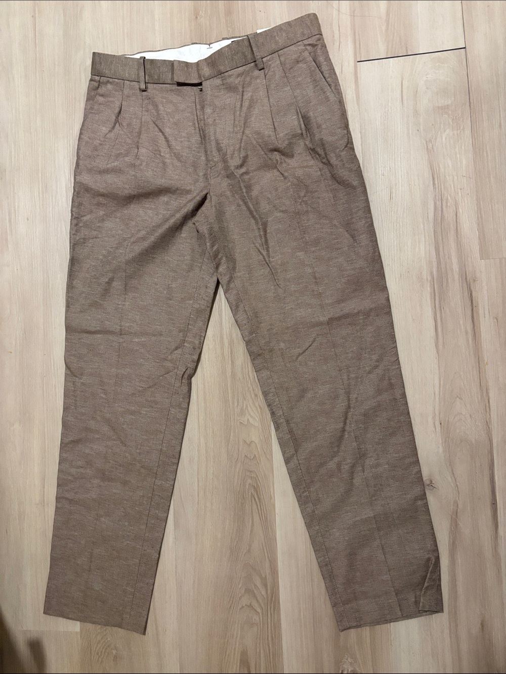 H&M linen men’s dress trousers pants size 32x32